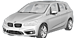 BMW F45 B1606 Fault Code
